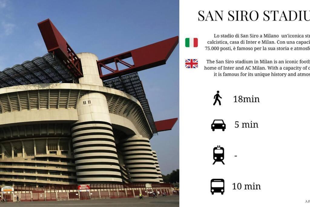 Sunny San Siro Stadio Apartment Mediolan Zewnętrze zdjęcie
